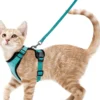 Ausbruchssicheres Katzen-Geschirr mit Leine - Weiches, verstellbares Vest mit EasyControl für sichere Spaziergänge