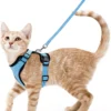 Ausbruchssicheres Katzen-Geschirr mit Leine - Weiches, verstellbares Vest mit EasyControl für sichere Spaziergänge